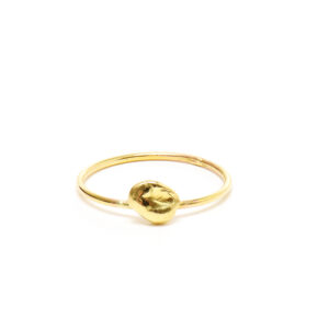 Medium Nugget Plain Stacking Ring
