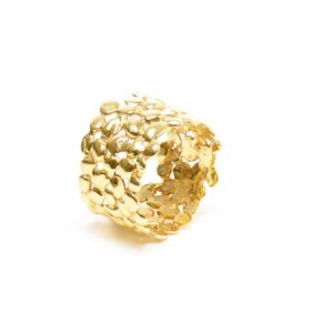 Large Plain Cobbled Ring