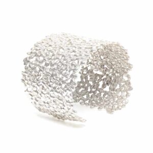 Large Silver Nugget Cuff